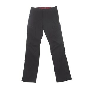 Wrangler All Terrain Outdoor Pants Mens 32x32 Black Stretch Cargo Hiking